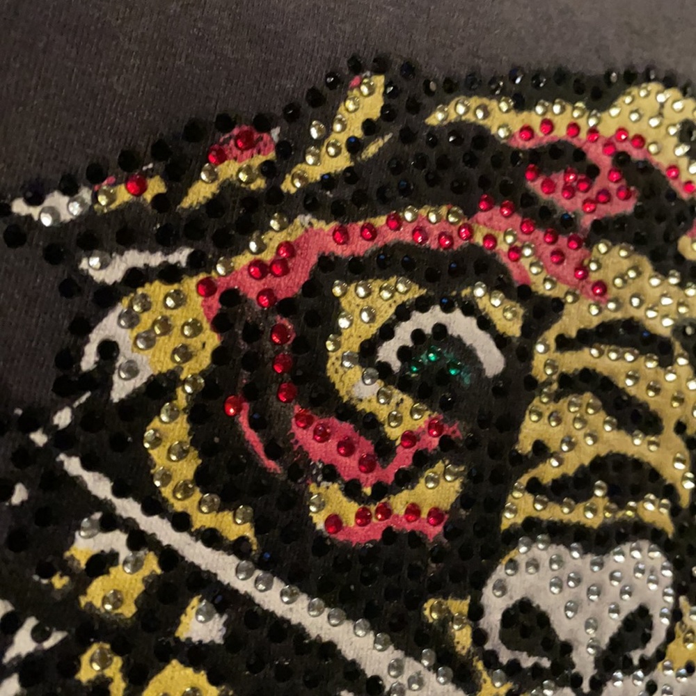 ed hardy Tiger rhinestone T-shirt - Picture 3 of 7